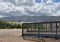 Image of a mountain and a fence