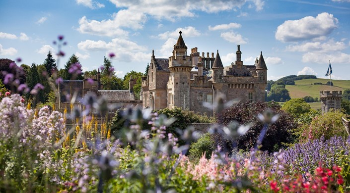 Abbotsford, the home of Sir Walter Scott