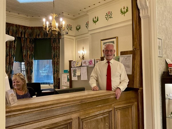 Reception desk