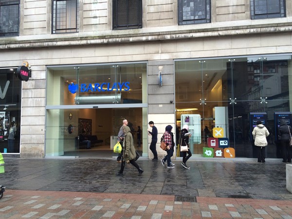 Picture of barclays bank, Argyl Street