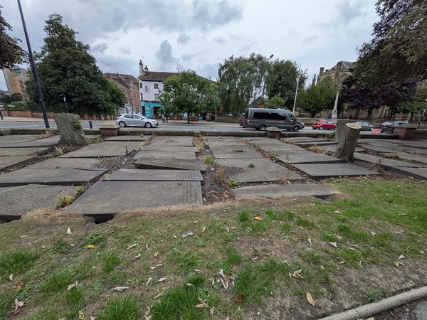 image of gravestones in the main part