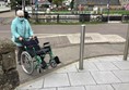 There are no level footpaths so you will need to lift a wheelchair up yourself to get into the pavements. Because of Dennis's health we chose to use a mouth covering, but that will be up to you to decide what to do.