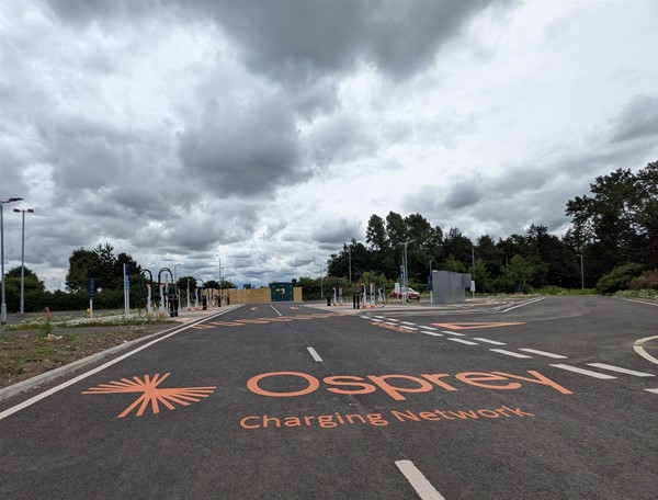 Image of the road to the facility