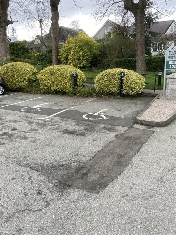 Image of a disabled parking space