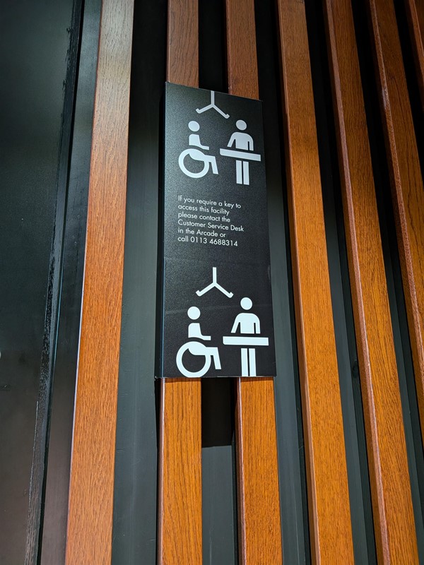 image of Changing Places toilet signage