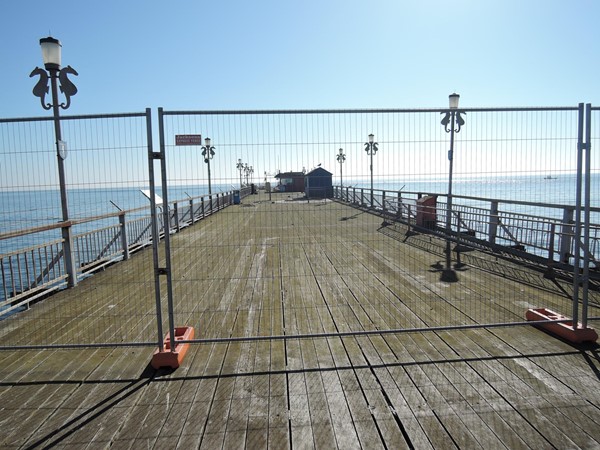 Pier, sadly some of it is currently closed due to storm damage