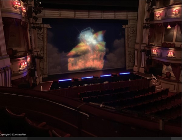 View of the stage