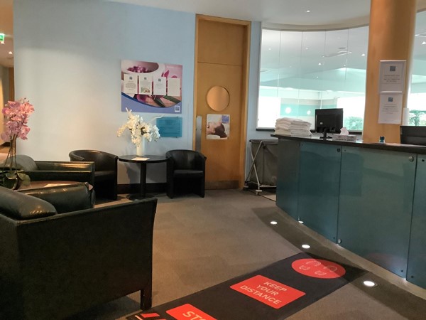 Fitness suite reception