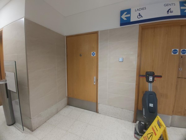 Image of the accessible toilet door