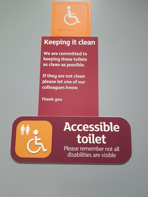 Picture of the accessible toilet Sainsbury's, Derby