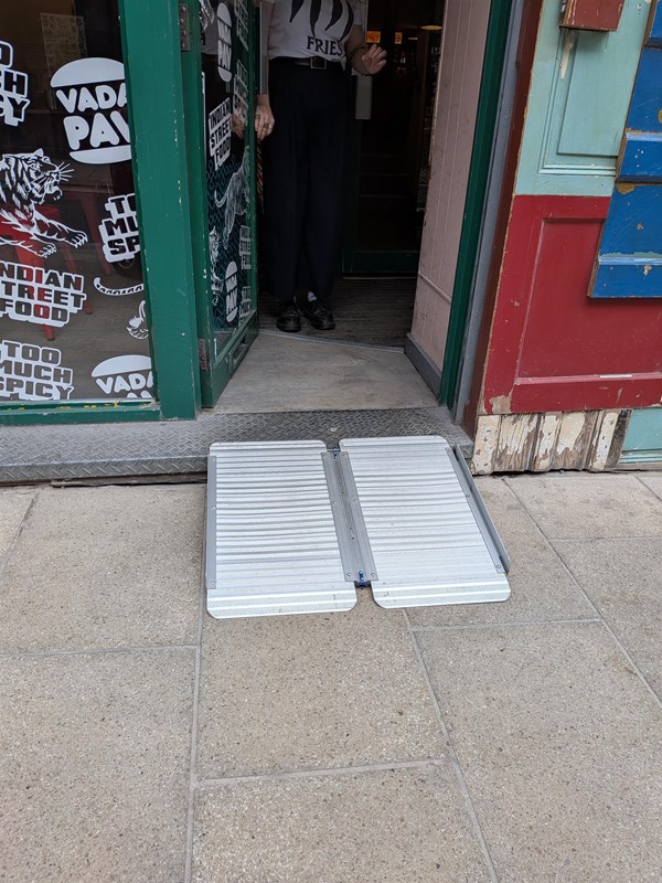 image of ramp at the front door