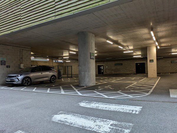 Image of accessible parking spaces