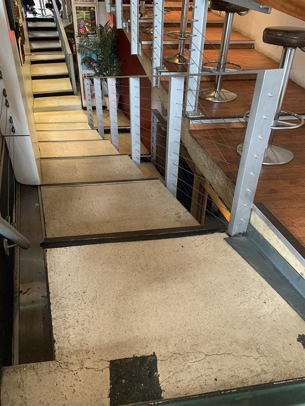 Image of steps going down