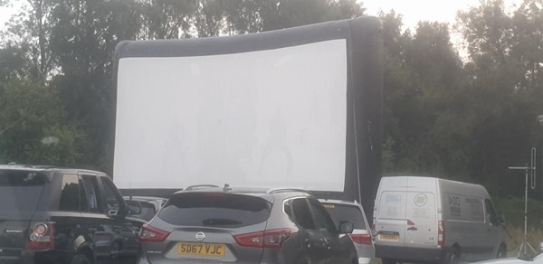 Drive In movie screen