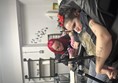 Me getting tattooed by Emmy Rose