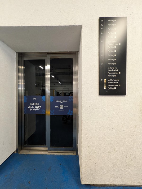 image of outside of middle lift