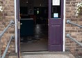 Image of a cafe doorway