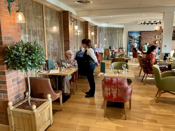 Image of a dining area