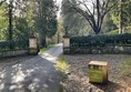 Picturesque tree lined gateway