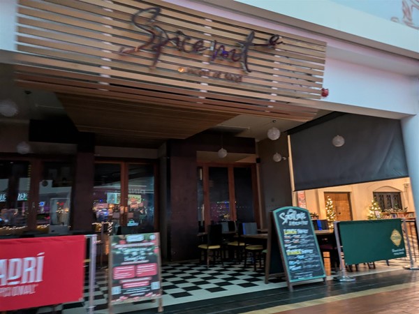 Image of entrance to Spice Pot Restaurant