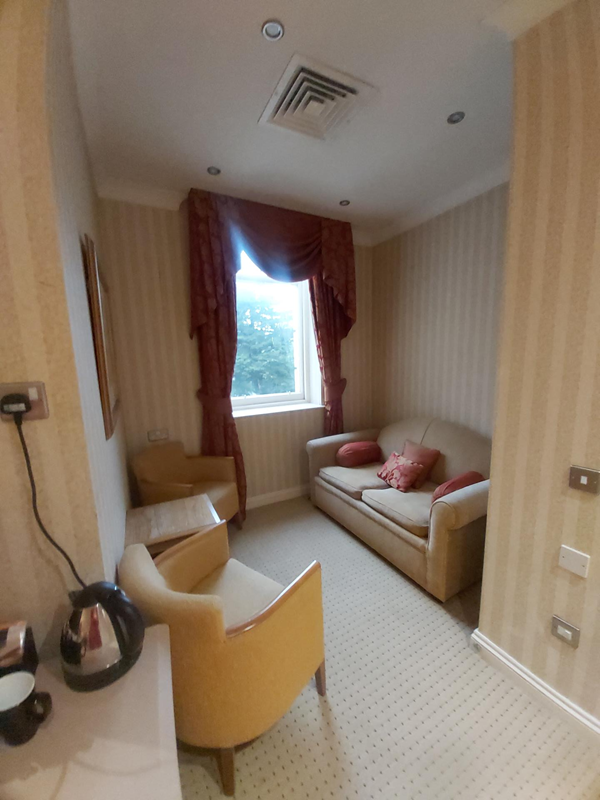 My 1st room - family suite with step free shower, photo of seating area