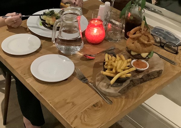 Table with food