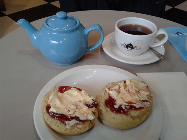 Tea and scones.