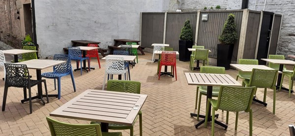 Picture of Jolly's Hotel outside seating