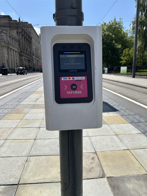 Image of card/pass tap point