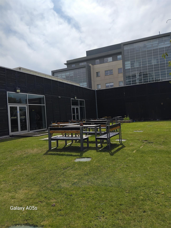 This is the outside Beer Garden type area which is on the right hand side if you enter the hotel from the car park