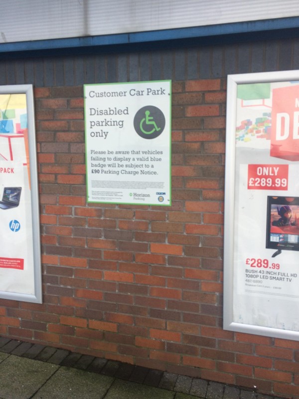 Picture of Argos Falkirk - Accessible parking outside Argos.