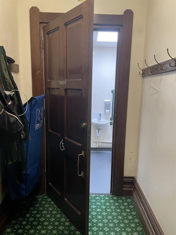 Accessible WC outside Strangers Bar
