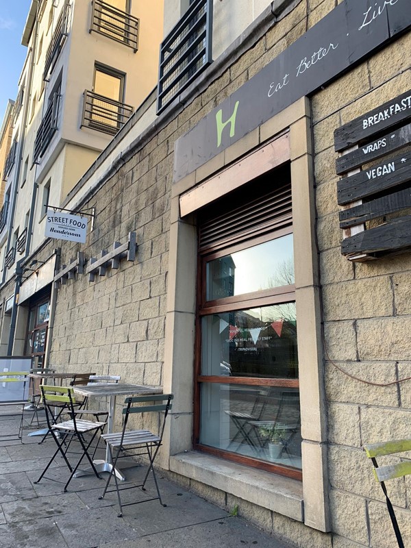 Exterior of Hendersons Holyrood