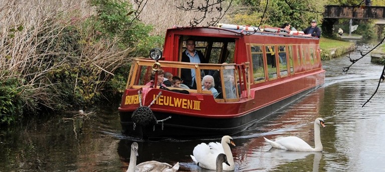 Canal Boat trips in Welshpool from Heulwen Trust