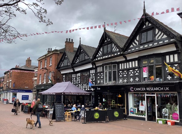 Picture of some Nantwich Tudor buildings