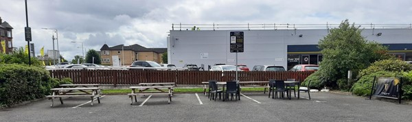Outside seating area