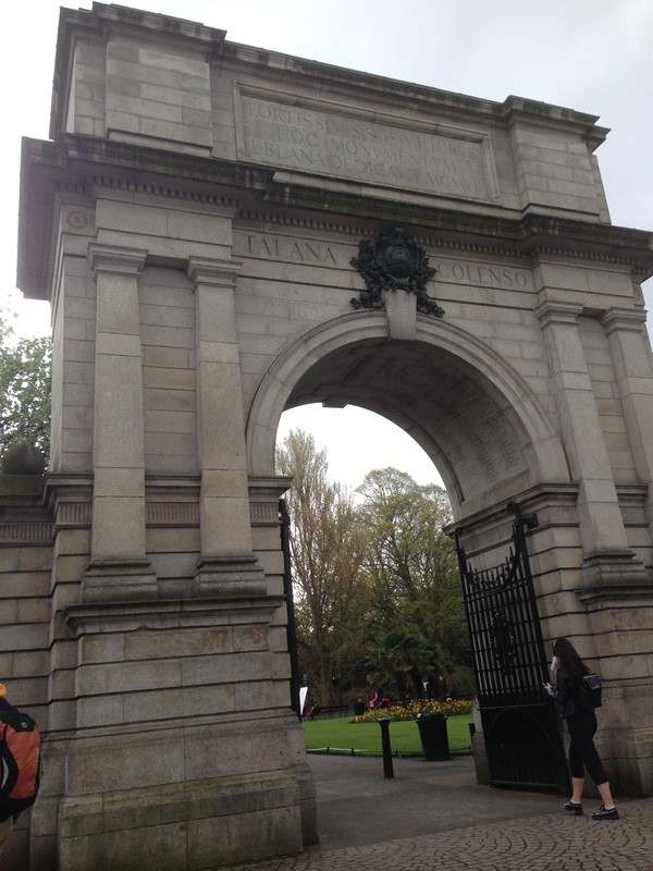 Fusilier's  Arch at entrance