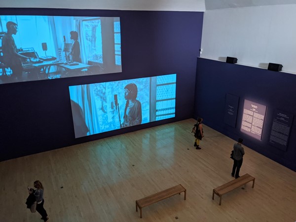 Picture of projections on a wall