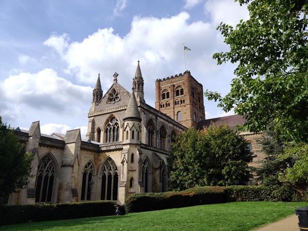 A general view of the cathedral from the east end.