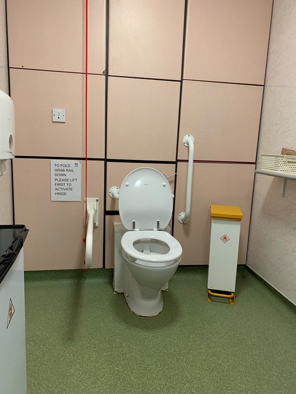 Accessible loo ground floor