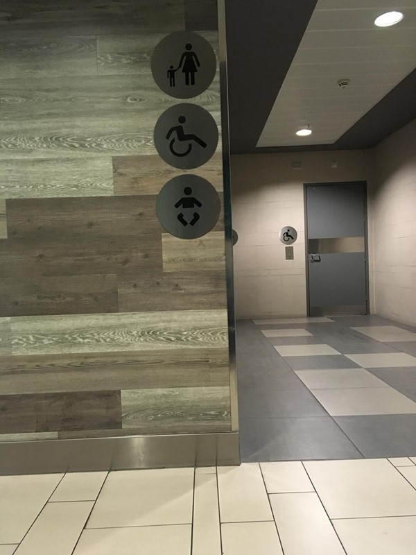 Accessible loo signage