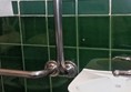 The sink in the disabled toilet