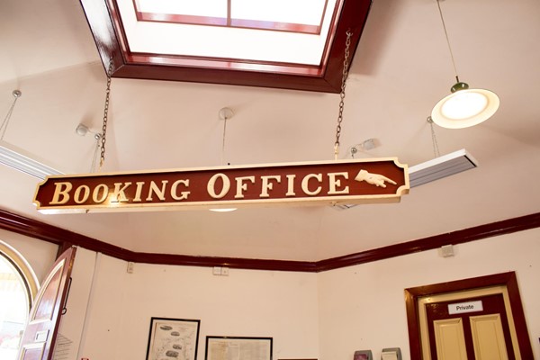 Rawtenstall booking office.