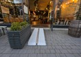 Image of entrance with bi-fold ramp