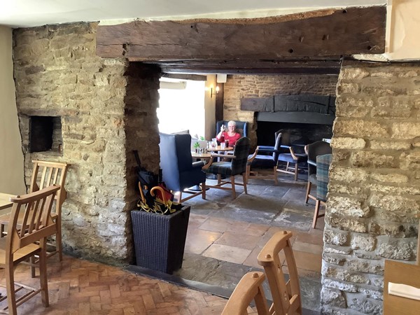 Bar seating area