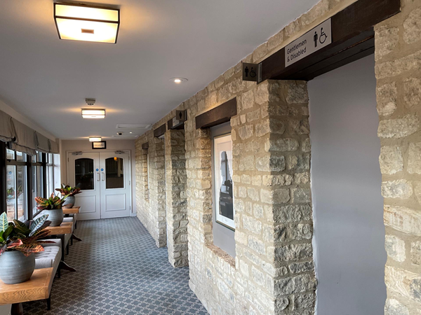 Picture of the accessible toilet entrance