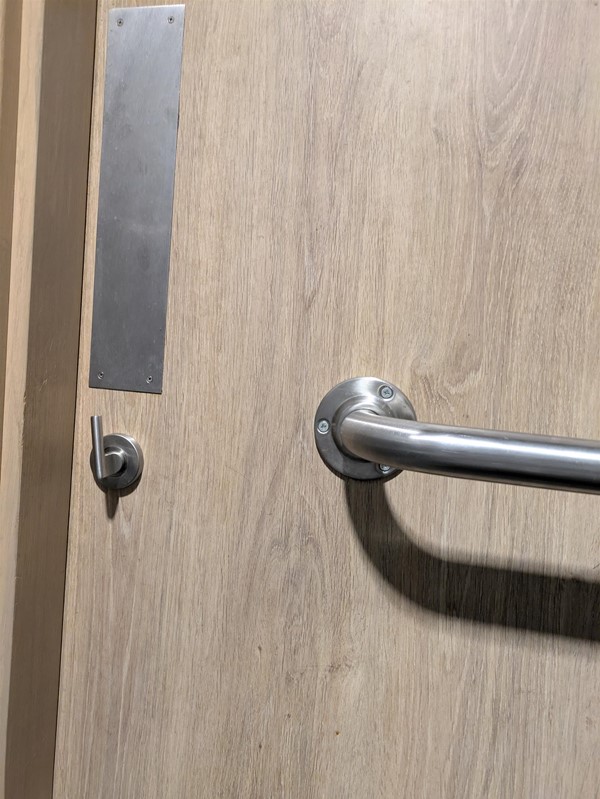 Image of door to accessible toilet