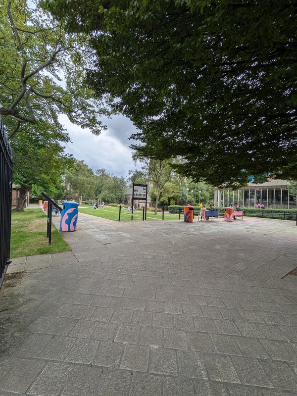 image of park from main entrance