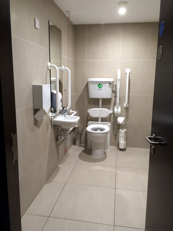 The public accessible toilet