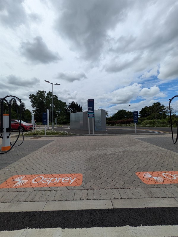 Image of space for EV charging